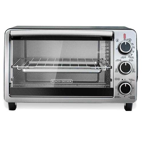 BLACK & DECKER TOSTAHORNO CONVENCIONAL 1350 WATTS TO1950SBD GRIS 4 REBANADAS SELEC