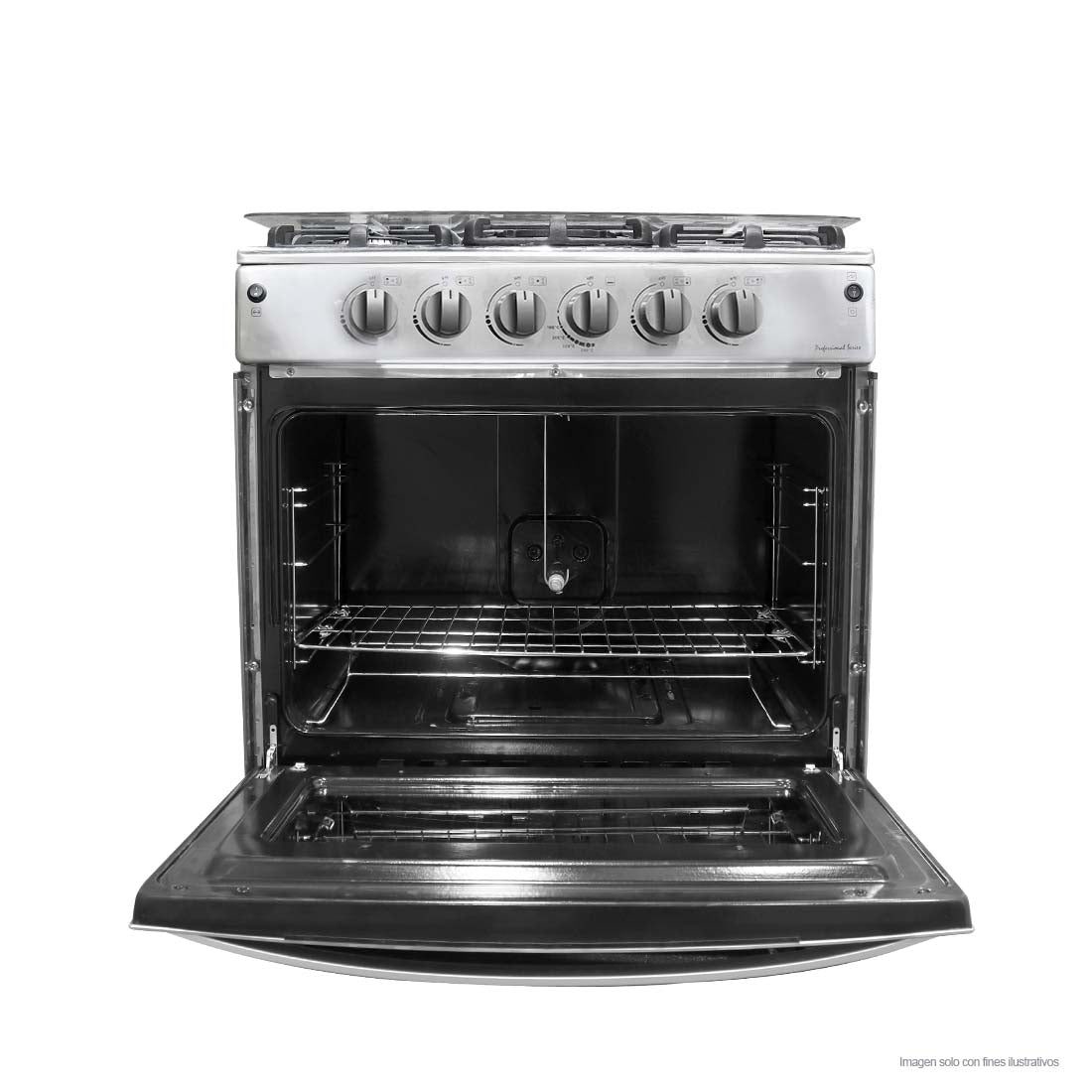 Estufa a gas de 30" NPX-3064TVLPHF 5 quemadores acero inoxidable Nisato