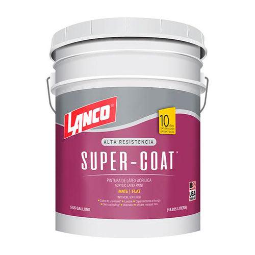 LANCO PINTURA BASE SUPER COAT BLANCO 5 GALONES
