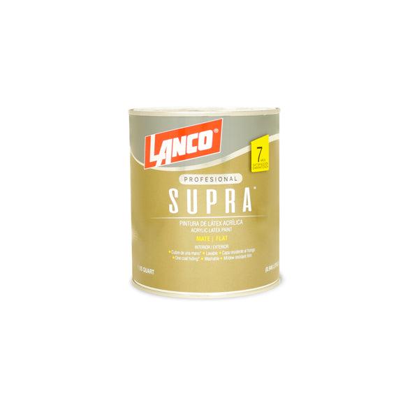 LANCO PINTURA BASE SUPRA LATEX PASTEL 1/4 GALON