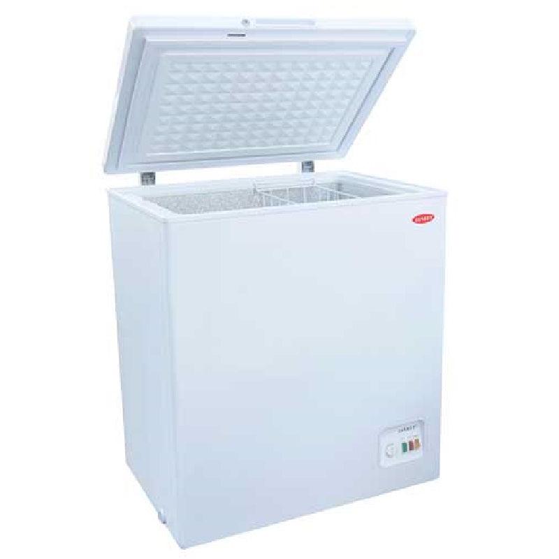 Congelador horizontal, 7 PC, 195 litros, RFC-770, Sankey, blanco, canasta divisora, puerta abatible.