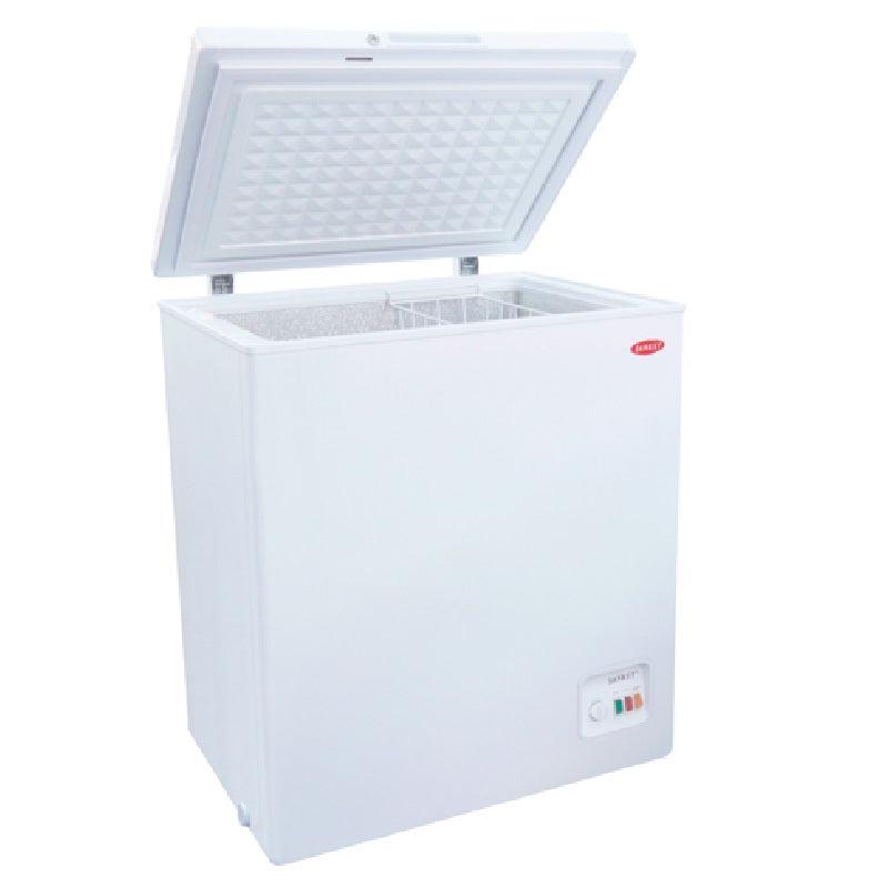 SANKEY CONGELADOR HORIZONTAL 5 PC RFC-570 BLANCO CANASTA DIVISORA 145 LITROS PUERT