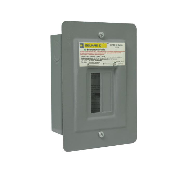 SQUARE D PANEL ELECTRICO QOD2F 2 CIRCUITOS