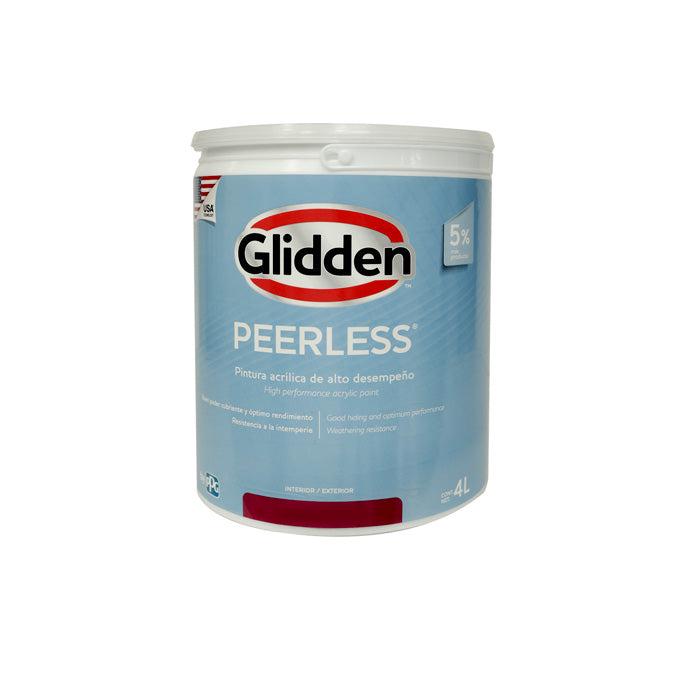 GLIDDEN PINTURA BASE PEERLESS ACRILICA MATE PASTEL GALON