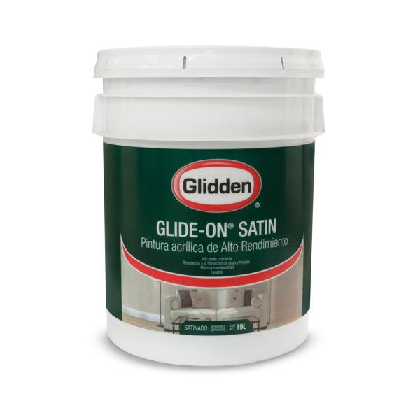 GLIDDEN PINTURA BASE GLIDE-ON SATIN BLANCO 5 GALONES