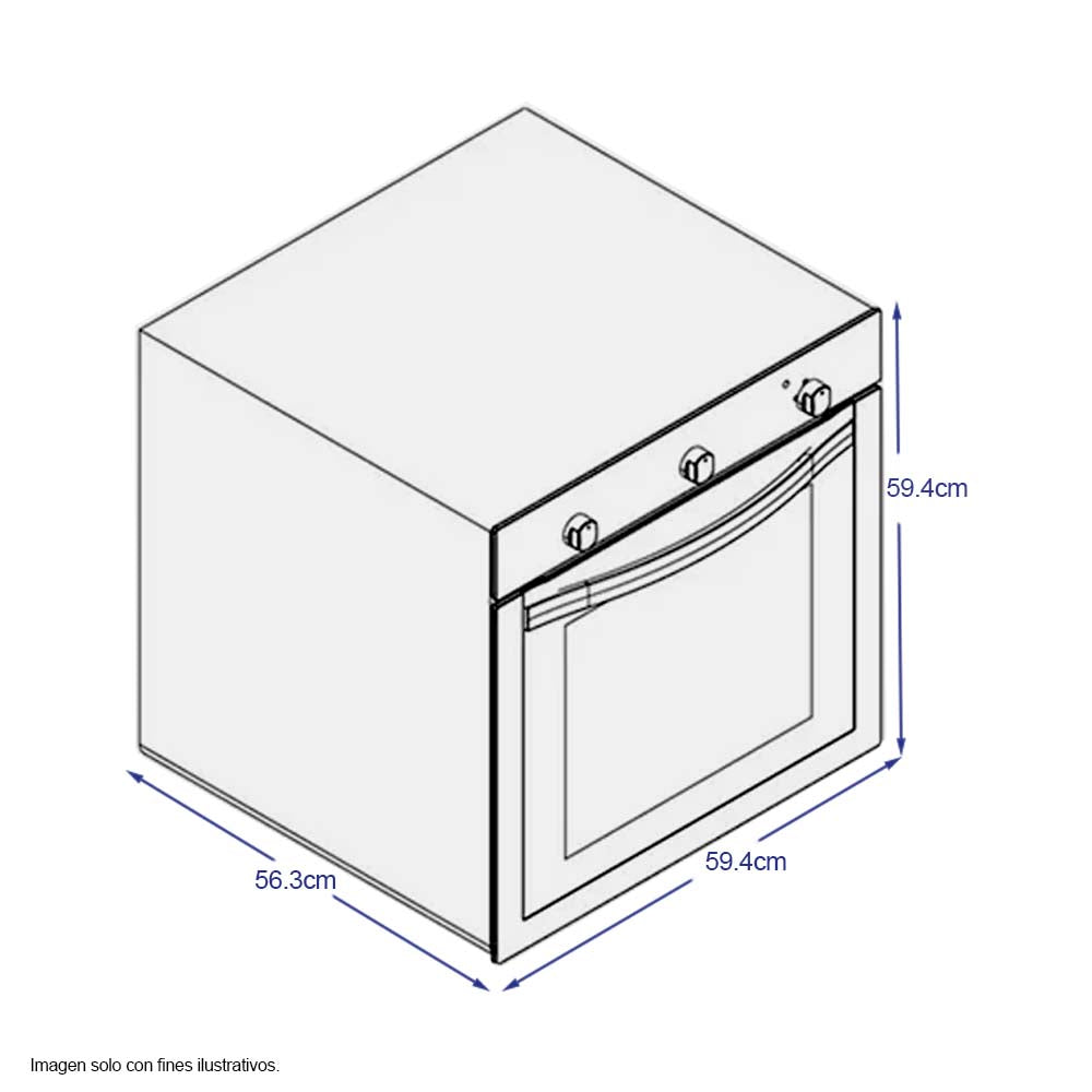 Horno empotrable 24" WOE120 Whirpool eléctrico 220V