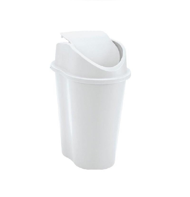Papelera Style con Tapa Vaivén 10 Litros Color Crema Rimax 8779-XP
