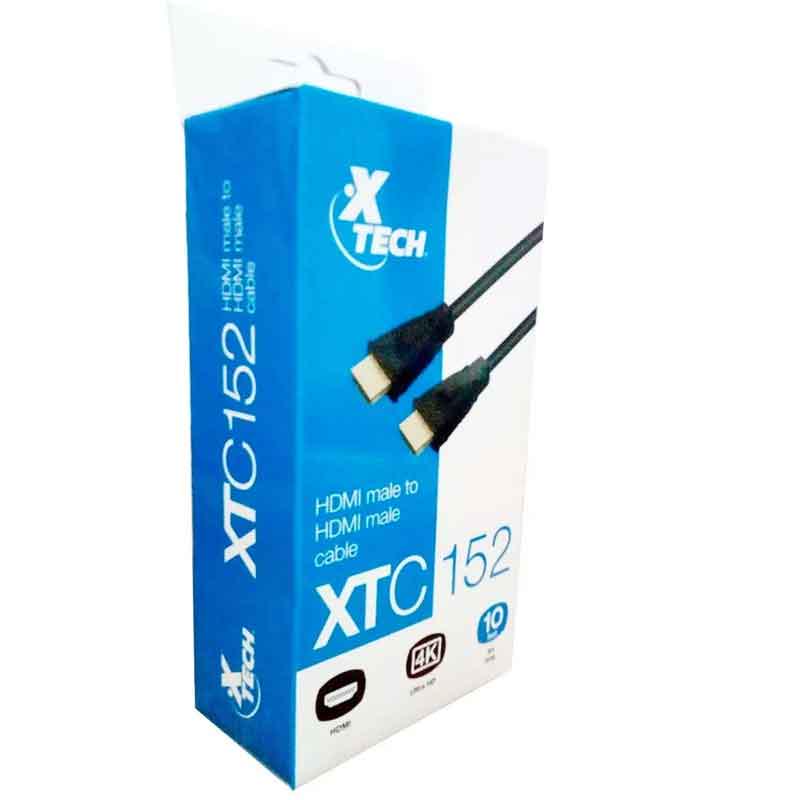 Cable HDMI, 3 mts, XTC-152/AC002XTK04, Xtech, HDMI macho a HDMI macho