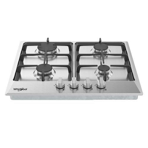 Estufa empotrable de gas, 24”, WP2420S, Whirlpool, acero inoxidable