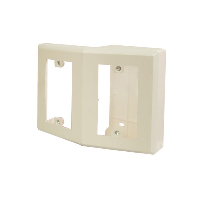 DEXSON CANALETA-ACCESORIOS CAJILLA DOBLE BLANCA 3CJDBBL100X45