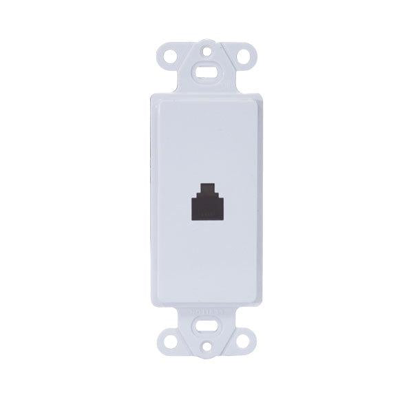LEVITON TOMACORRIENTE SALIDA TELEFONO DECO TEL BL