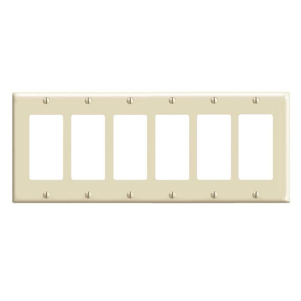 LEVITON BAQUELITA INTERRUPTOR DECORA 6 GANG 8043
