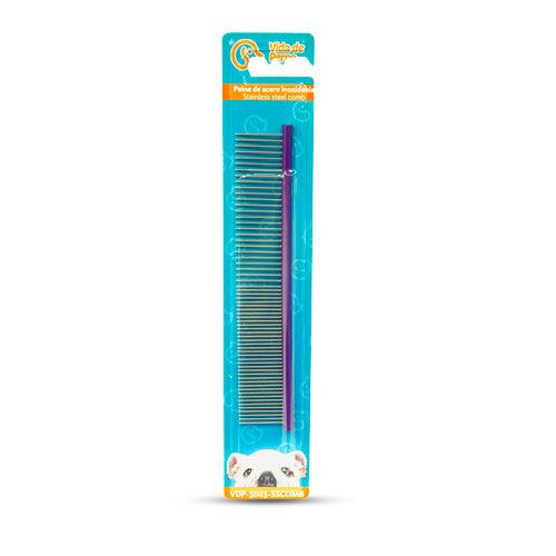 PEINE DE ACERO INOXIDABLE VDP-3003-SSCOMB 29.8*5.5CM