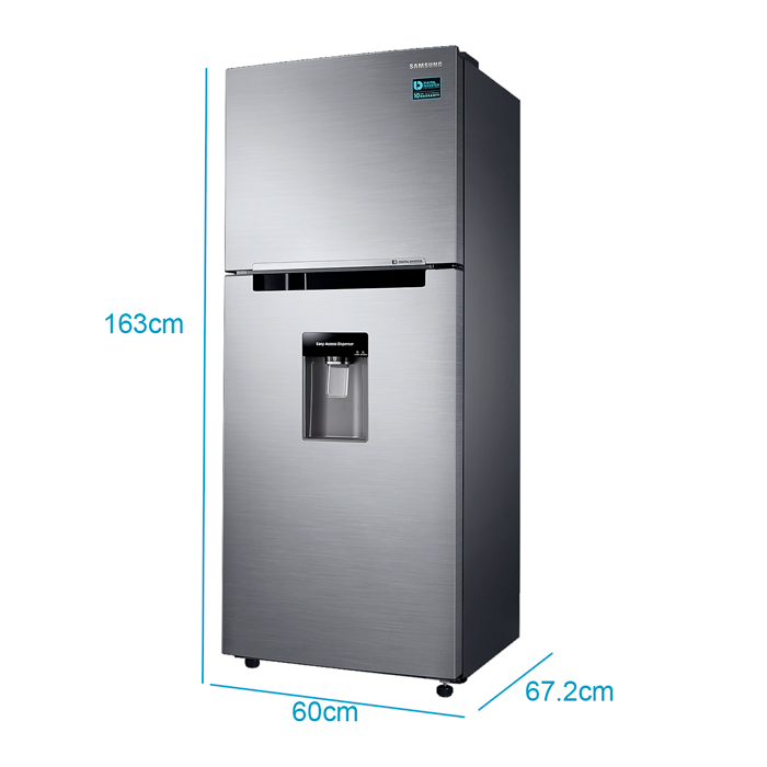 Refrigeradora Samsung de 11pies cúbicos modelo: RT29K571JS8/AP color gris