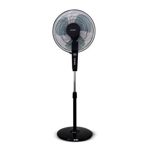 Abanico 16" FN-1770N tipo pedestal 3 velocidades Sankey color negro