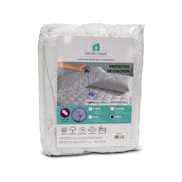 Protector de colchón impermeable Pacific home PCK1144 ajustable King