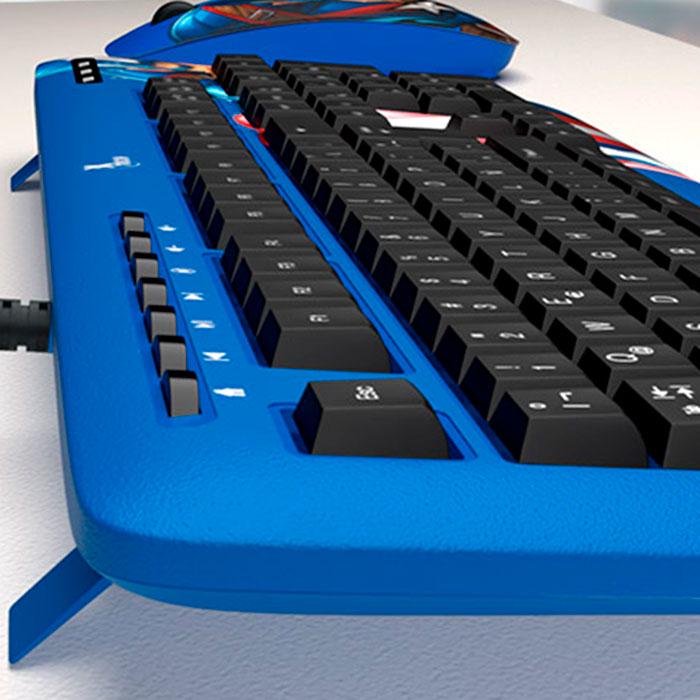 XTECH MARVEL CAPTAIN AMERICA TECLADO ALAMBRICO XTK-M401CA AZUL