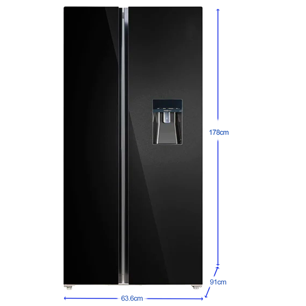 Refrigeradora SIDE BY SIDE RF19IN89BG 19pc Sankey.