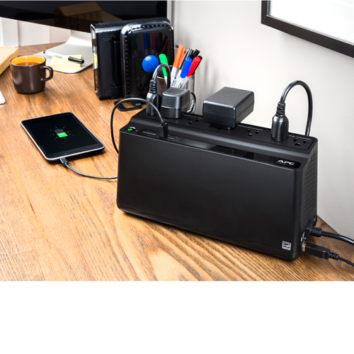 APC BACK-UPS ES 600VA 120V 1 USB CHARGING PORT