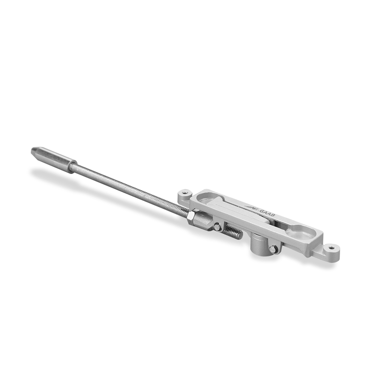 FLUSHBOLT BLANCO CON VARILLA GUIA METALICA CONTRAFRENTE Y TAPA DE NYLON