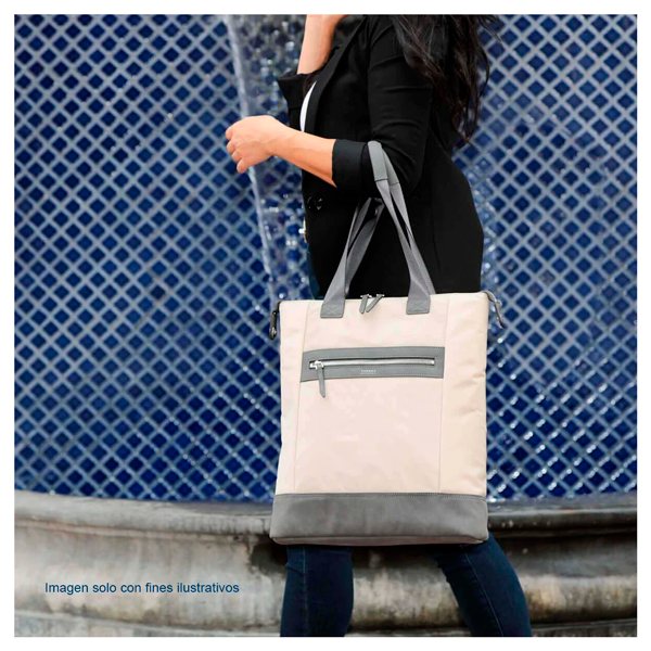 TARGUS BOLSO 15” NEWPORT CREMA GRIS