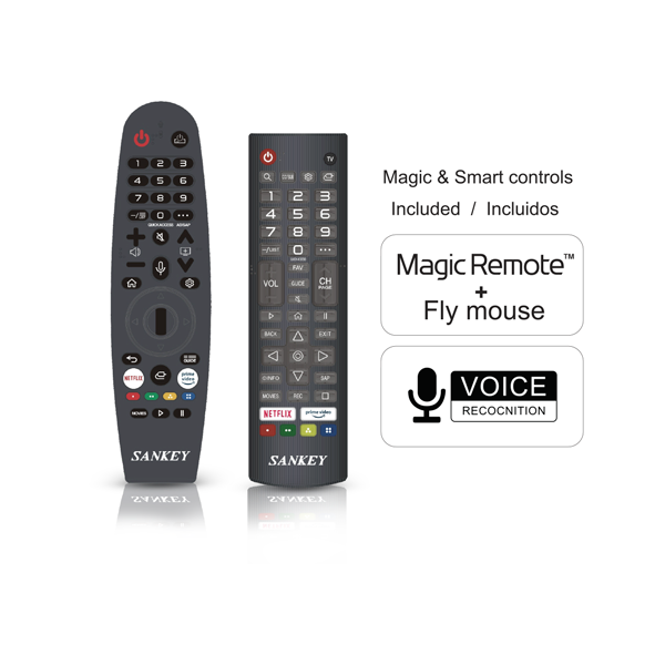 Televisor QLED Smart, 55", CLEDQ-55WD2, Sankey, 4K