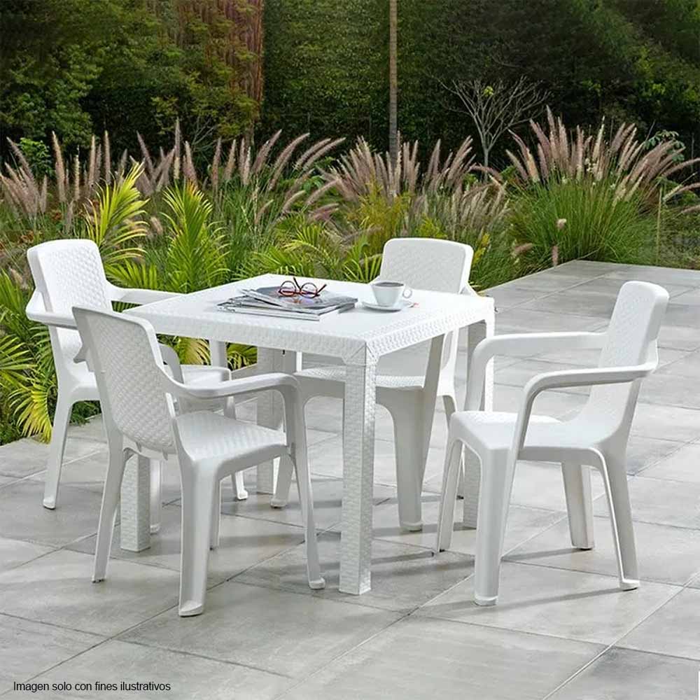 Silla con brazos 12454-XP Rimax color arena