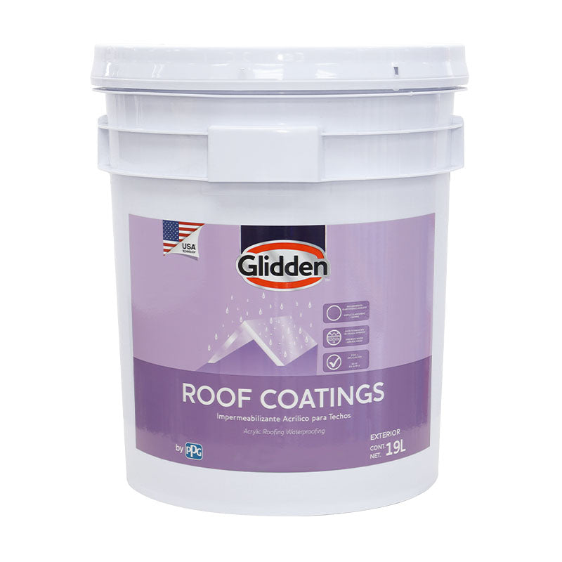 Pintura Roof Coating 3A Glidden rojo tanque de 5 galones