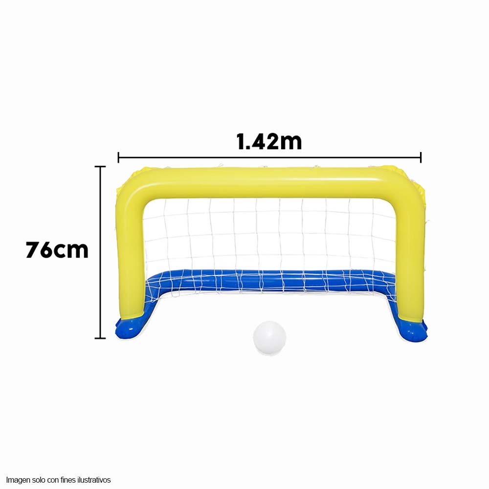 Juguete inflable Water Polo 52123 Besway, 1.42M X 76cm.