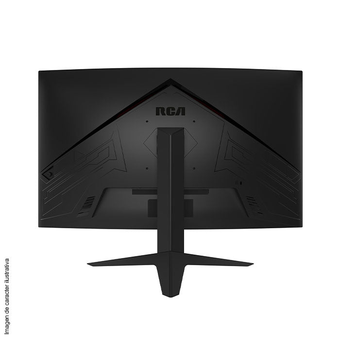 Monitor curvo Gaming 27" RC275MC FHD RCA Color negro con tecnología de protección ocular