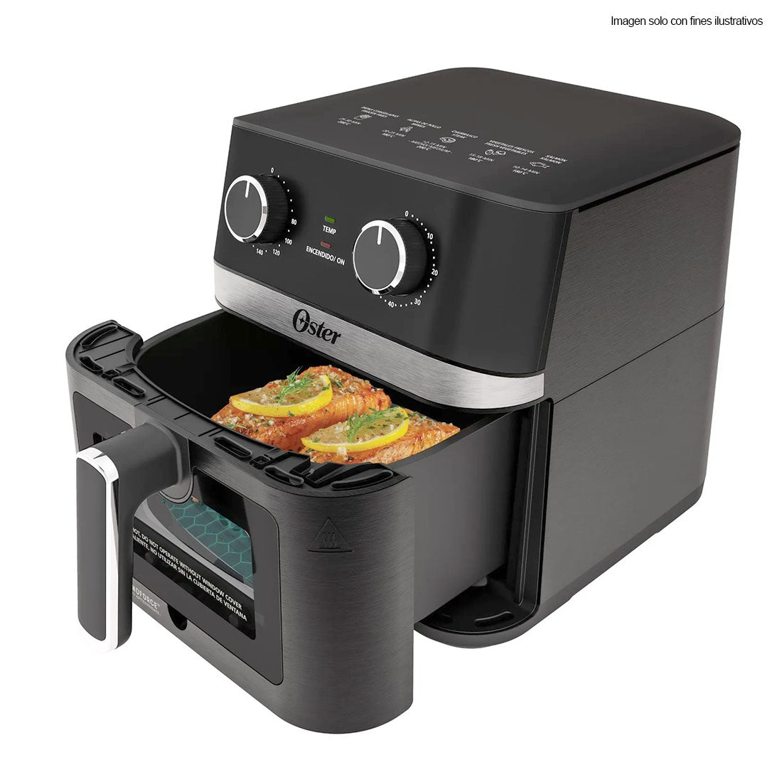 Freidora de aire 6 litros Oster EOSTCKSTAF60WMDF 1700W