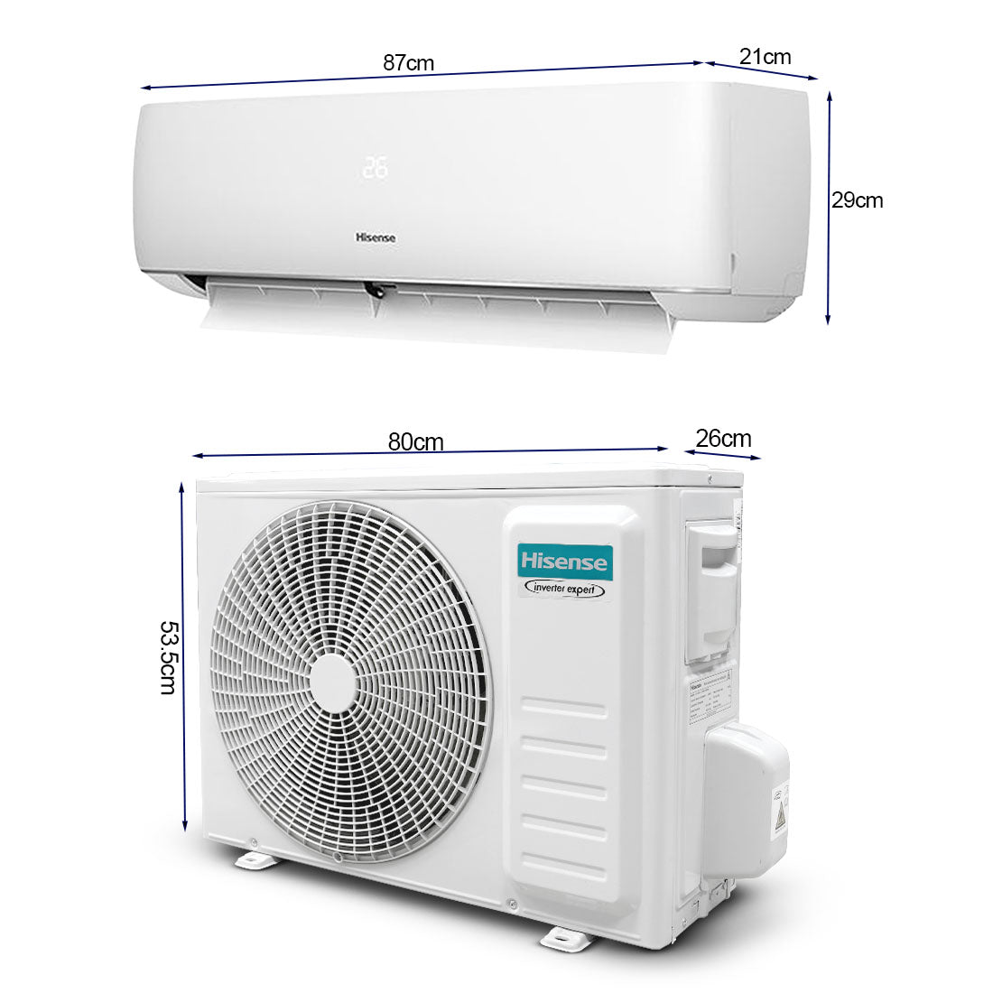 Aire acondicionado Split 18000BTU ATR182KA Hisense inverter