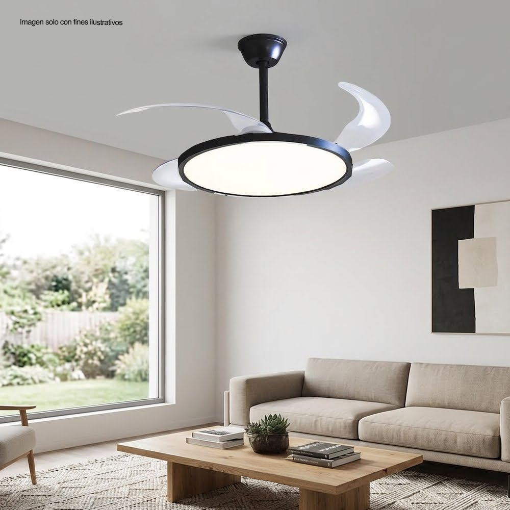 Abanico de techo CM4218FLRC Sankey, aspas de 42" retráctil.