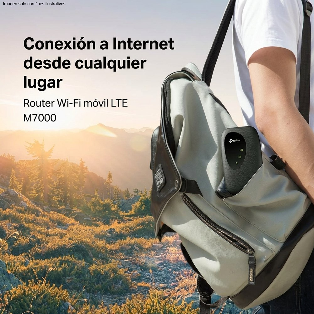 Router Wi-Fi móvil 4G LTE Modelo M700, 300 MBPS. TP-LINK