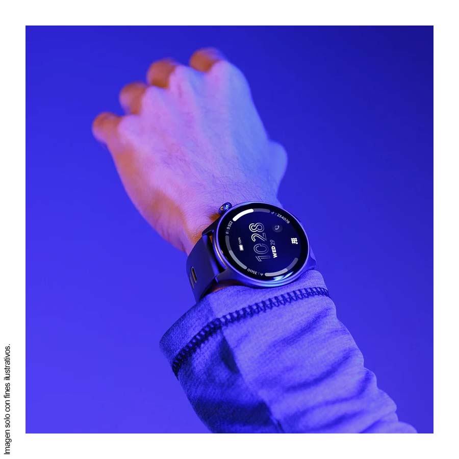 Smartwatch, 1.43”, CT-AURA2-2, Cubitt, Bluetooth AMOLED con llamadas, azul