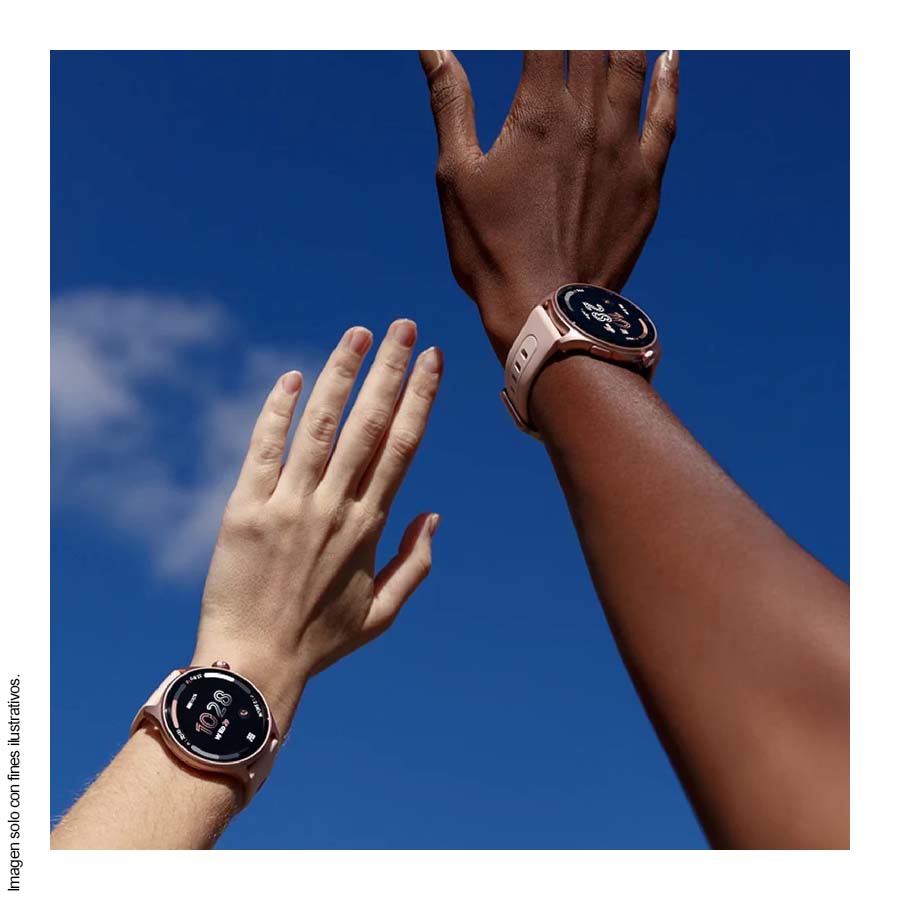 Smartwatch, 1.43”, CT-AURA2-5, Cubitt, Bluetooth 5.3 AMOLED con llamadas, rosado gold