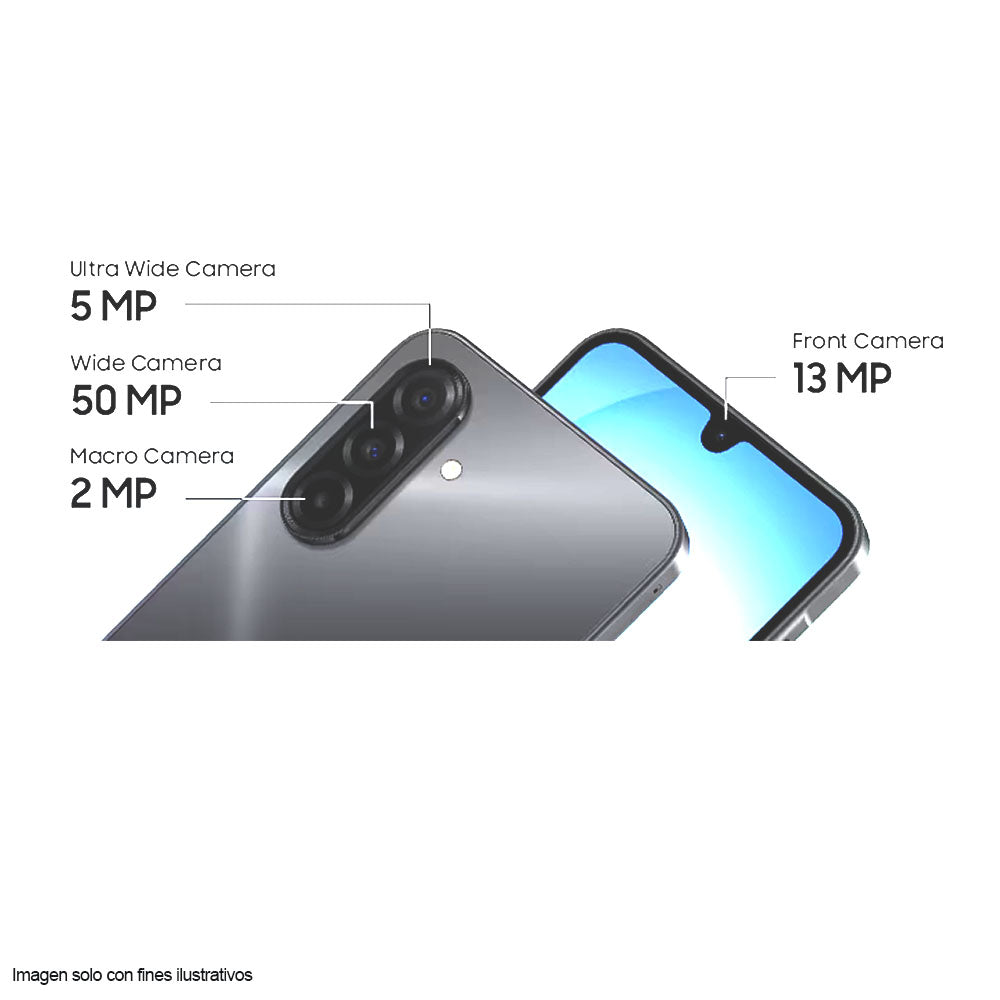 Celular A17 Samsung 6GB 128GB color gris