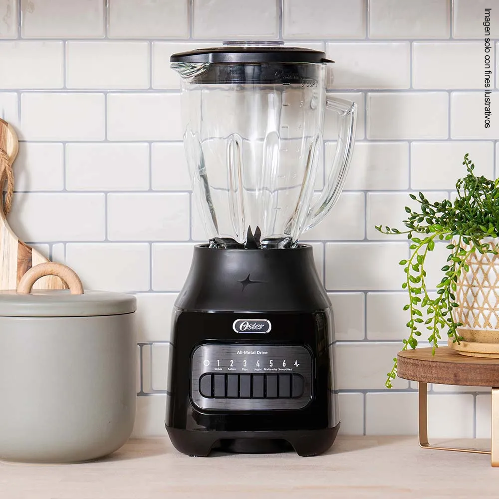 Licuadora 1.5 litros 6 velocidades + pulso BLSTPEG-BPB Oster 800W