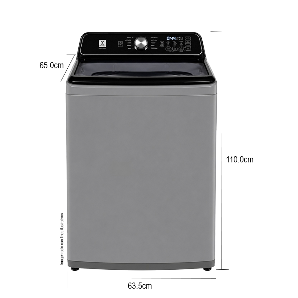 Lavadora Carga Superior, 21 kg, Silver, LMIATL21S, Kenmore