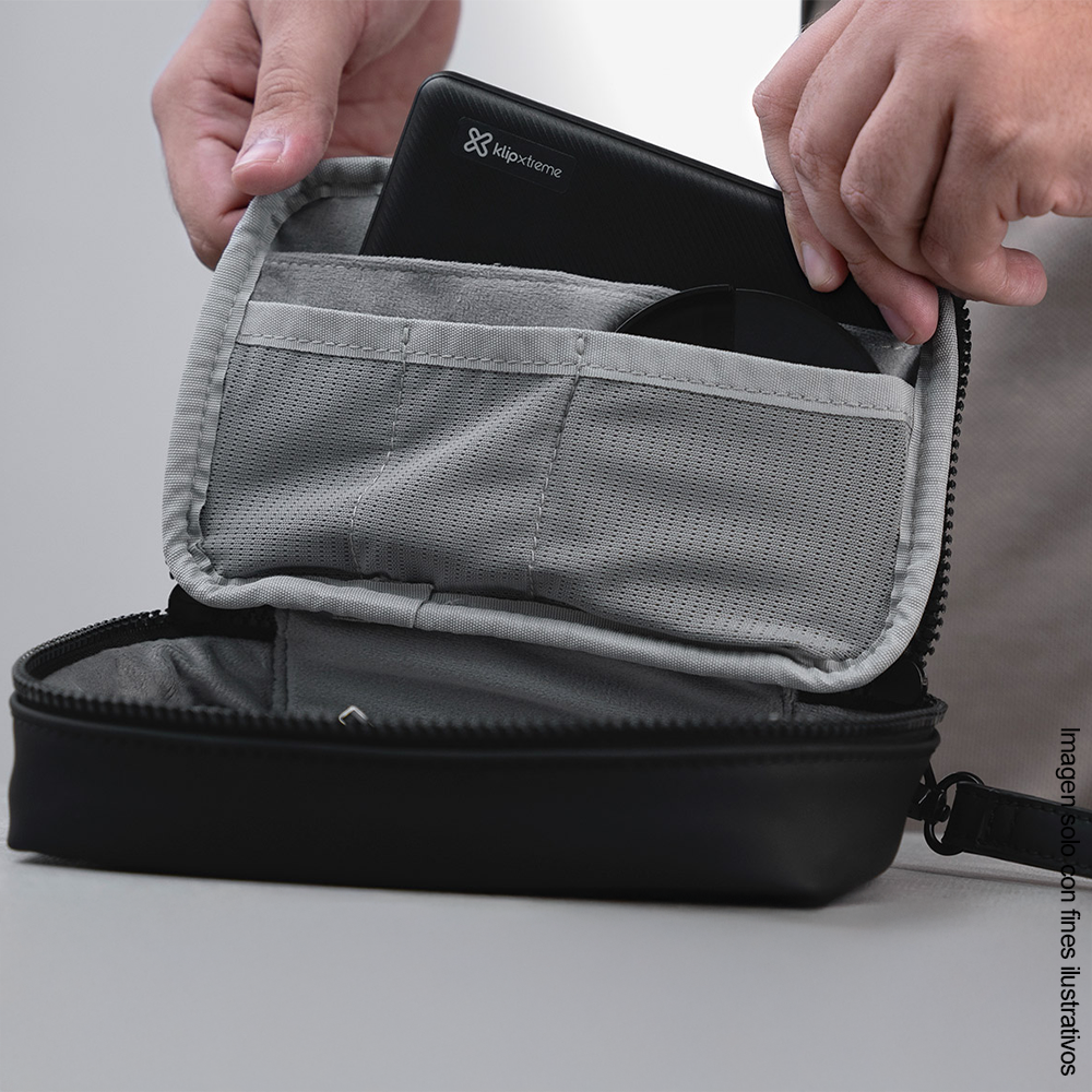 Case tech organizer KTO-250 Klip color negro