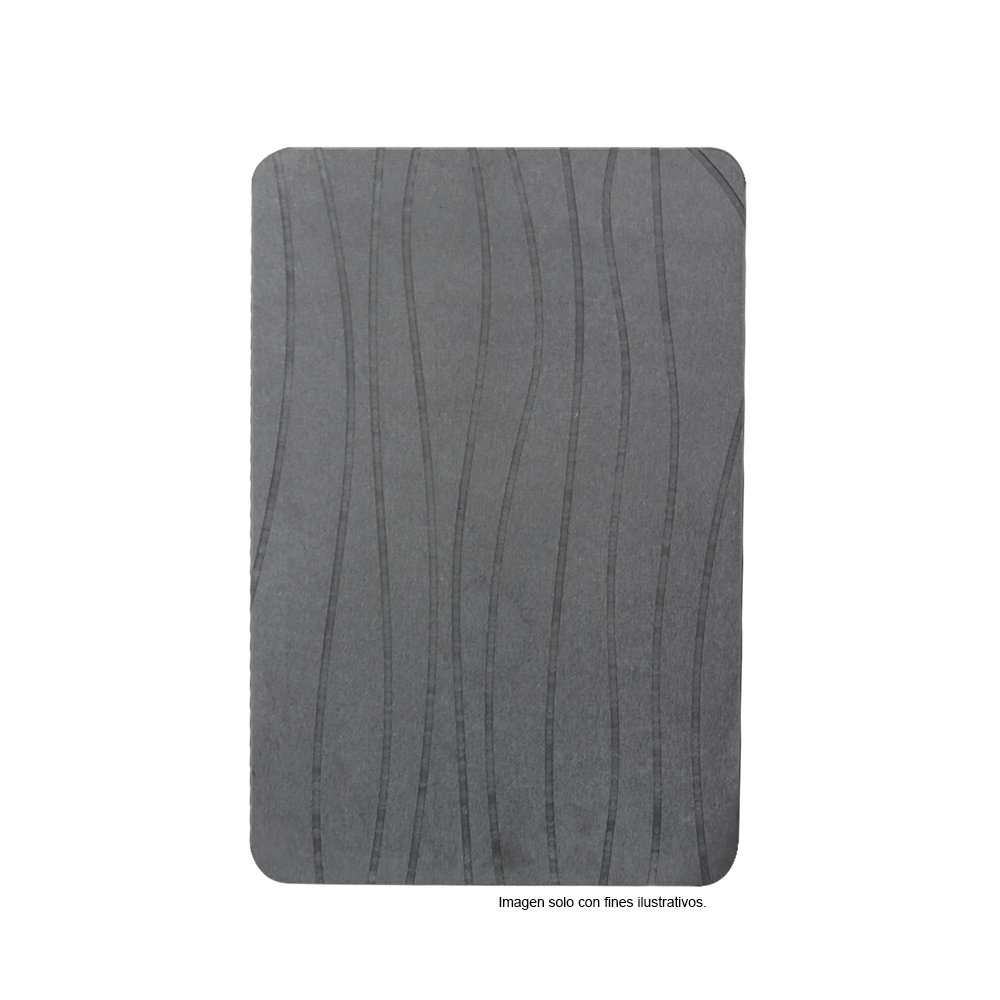 Alfombra para baño de Diatomita ultra absorbente, color gris oscuro 736-41972