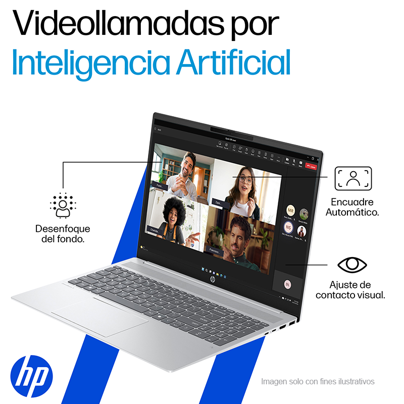 Laptop OmniBook 5 16-ag1051la HP, AMD RYZEN AI 5 340, 16GB, 512GB, Windows 11 home