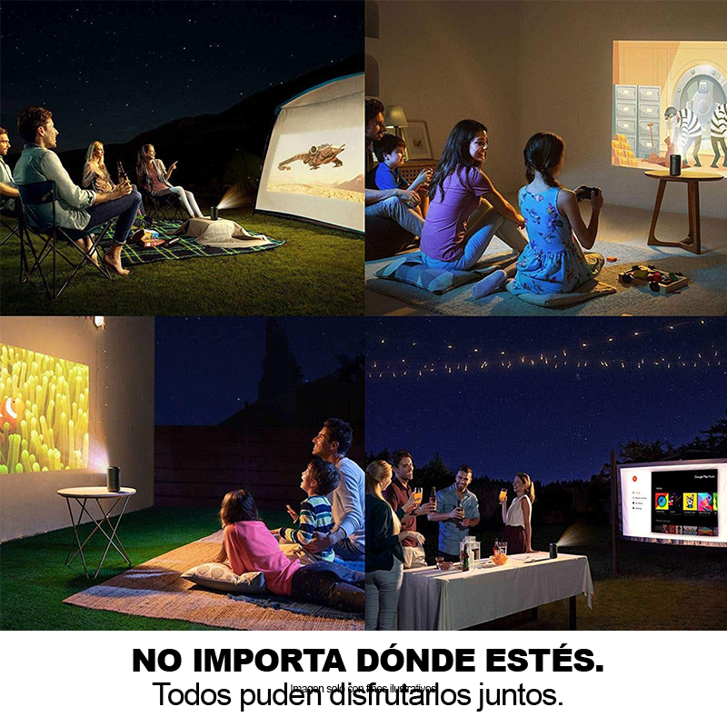 Proyector Nebula Capsule 3. Google TV, Hey Google. Con una pantalla de hasta 120"