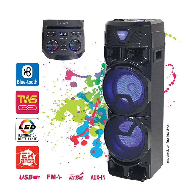 Bocina PA-10ACK80 Sankey, potencia de 80W RMS