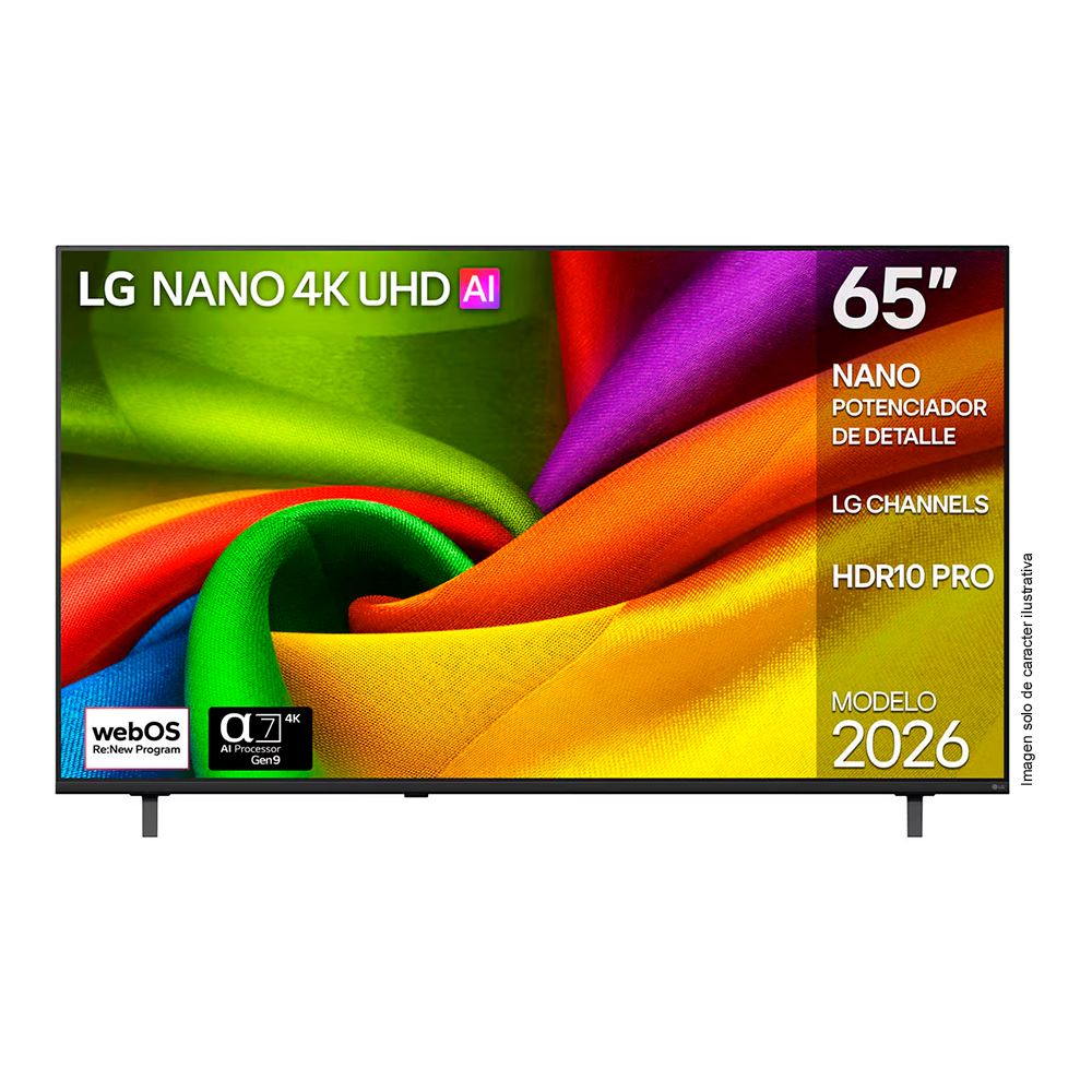 Televisor 65" 4K LED Smart, modelo 65NU850BPSA de LG