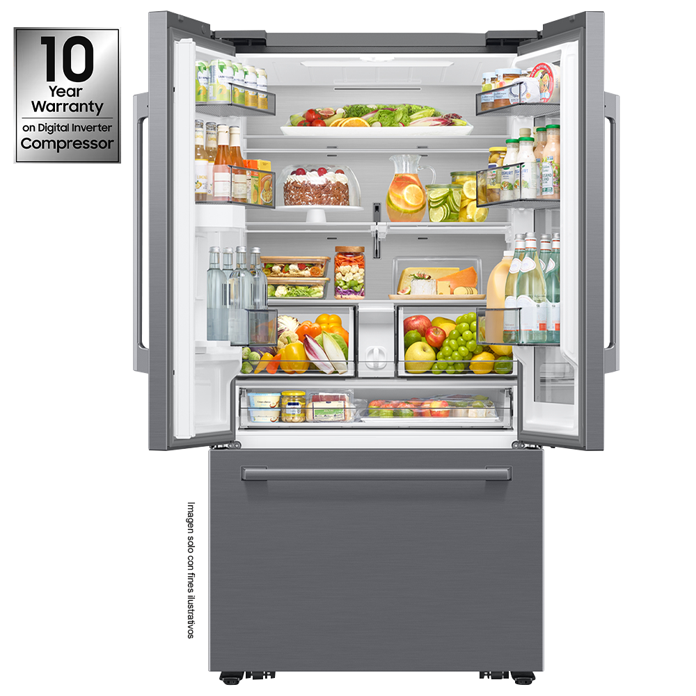 Combo refrigerador 30pc RF80H30JETED + microondas 1.1pc MS32DG4504ATAX Samsung