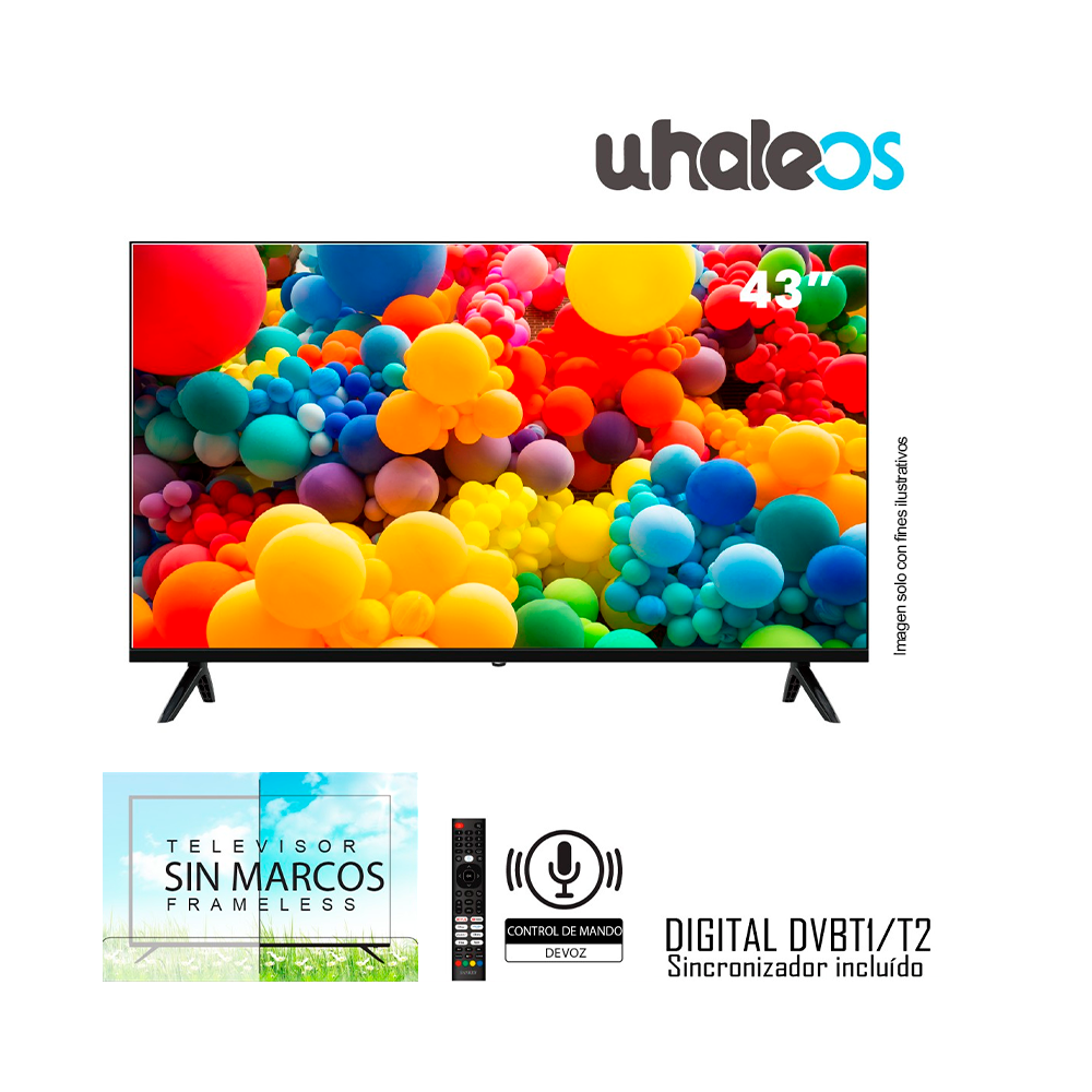 Televisor LED Smart 43" CLED43SL5 Sankey Full HD Whaleos