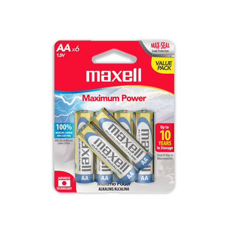 Maxell Lr06 4+2Pk- Batería Alcalina Aa