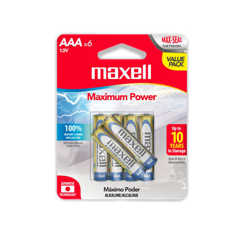 Maxell Lr03 4+2Pk- Batería Alcalina Aaa