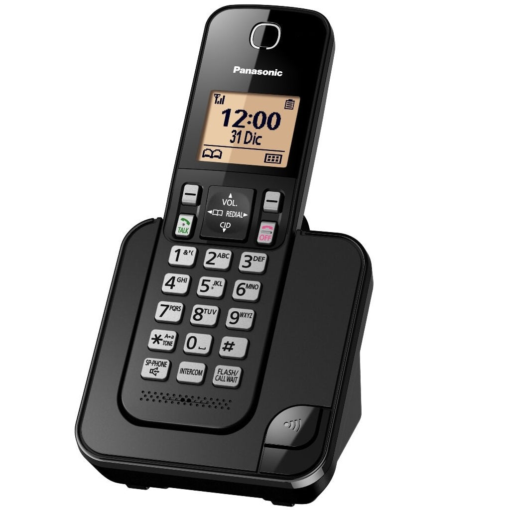Panasonic KX-TGC350LAB Telefono Inalámbrico Negro 1 Auricular